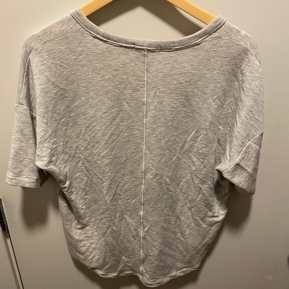 Rag & Bone Marlon Scoop Neck Top - Small Gray - Picture 2 of 3